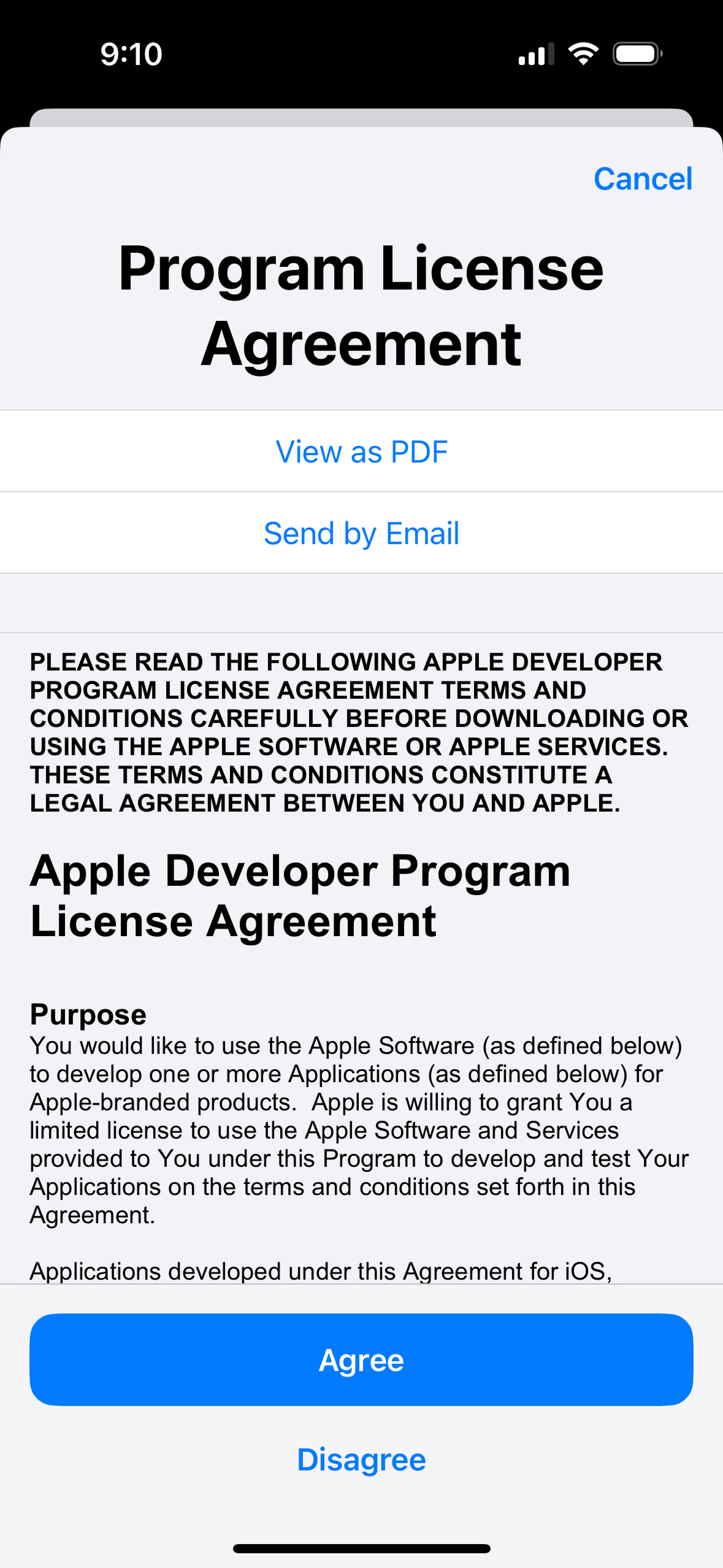 Step 11: 閱讀條款並同意